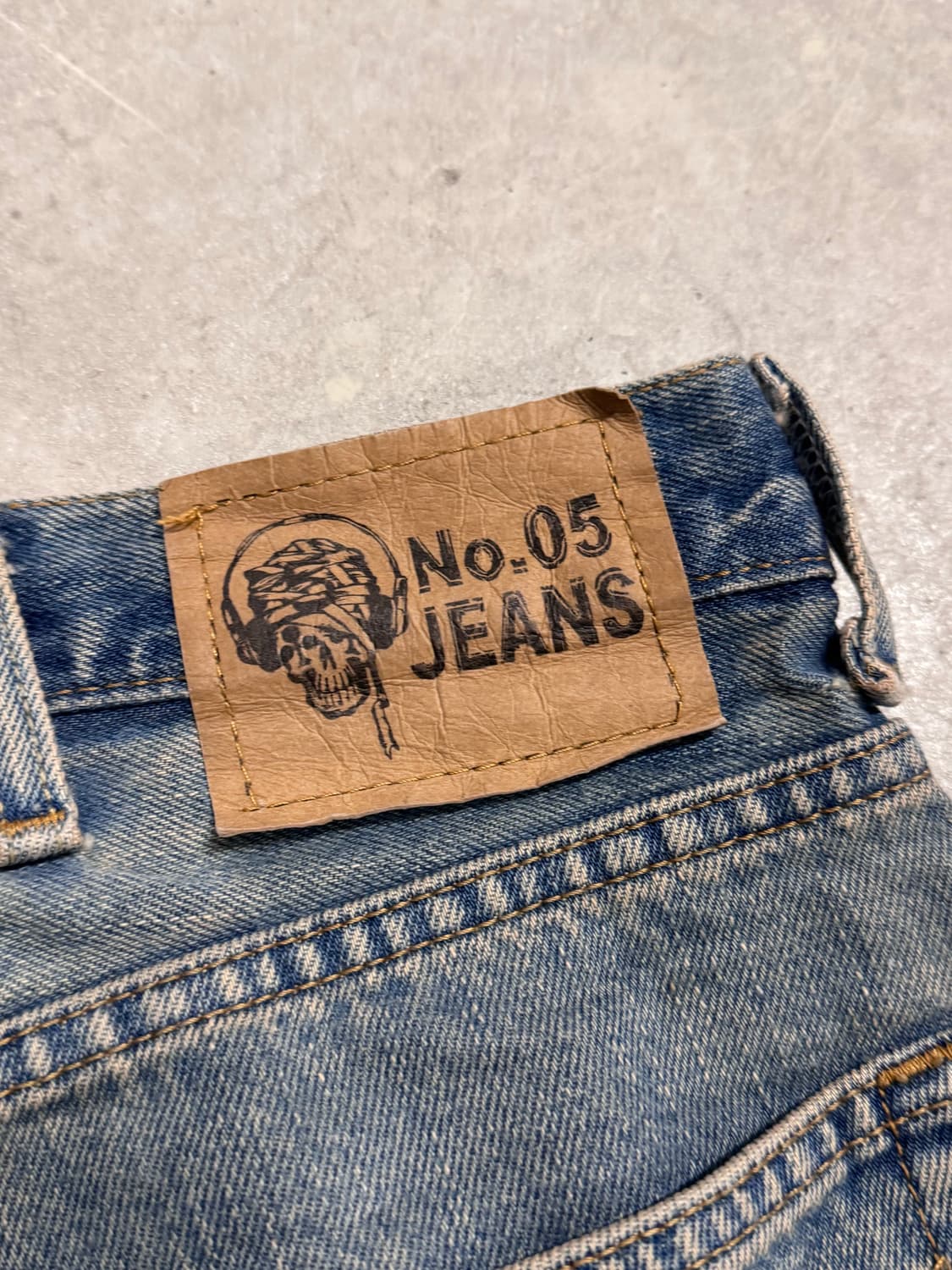No.05 Jeans 디스트로이드 와이드 데님팬츠 상품이미지7