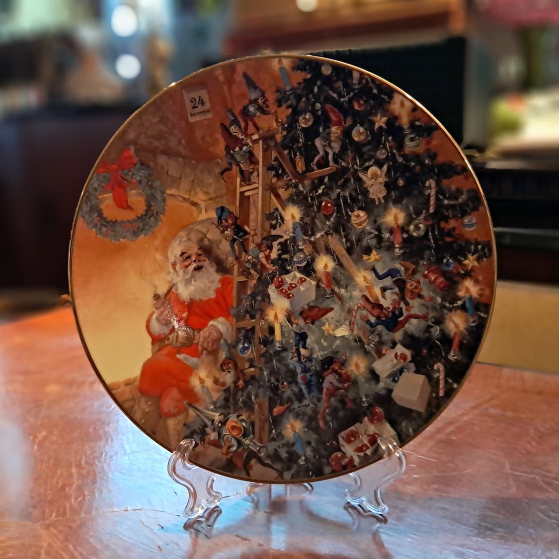 해밀턴컬렉션 크리스마스 장식 접시 상품이미지2