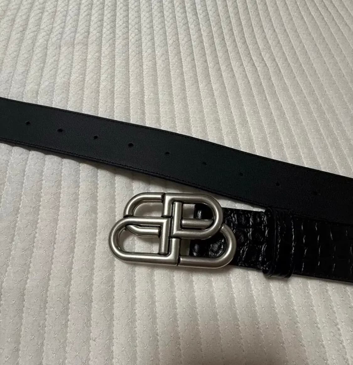 발렌시아가 BB벨트 크로커다일 95 사이즈 상품이미지1