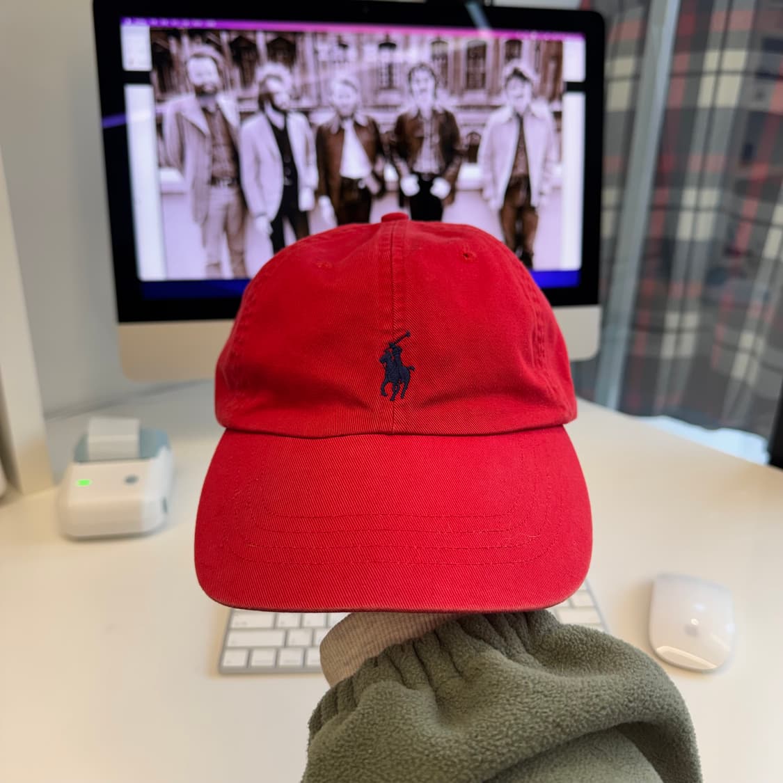 랄프로렌 폴로 레드 볼캡   상품이미지1