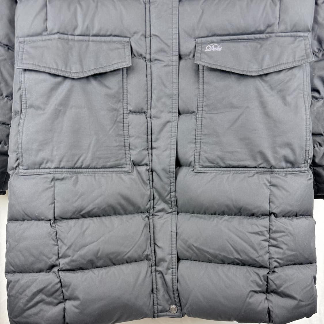 (90) 닥스 우먼스 라쿤퍼 구스다운 롱 패딩 블랙 상품이미지4