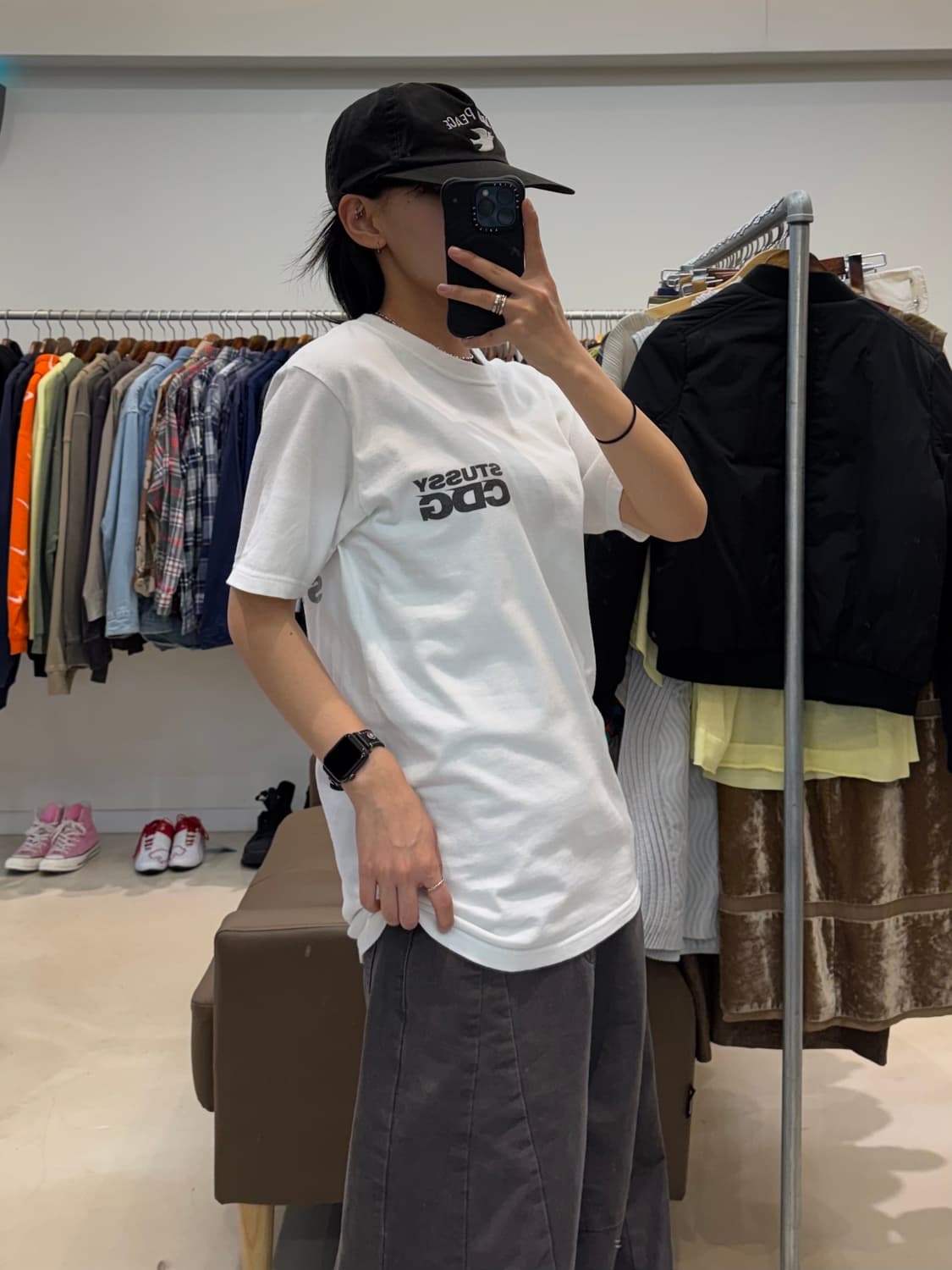 스투시xCDG 서프맨 티셔츠  상품이미지8