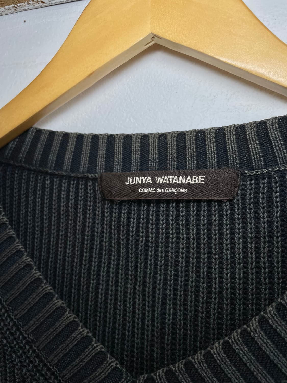 준야와타나베 꼼데가르송 피그먼트 워싱 니트 상품이미지3