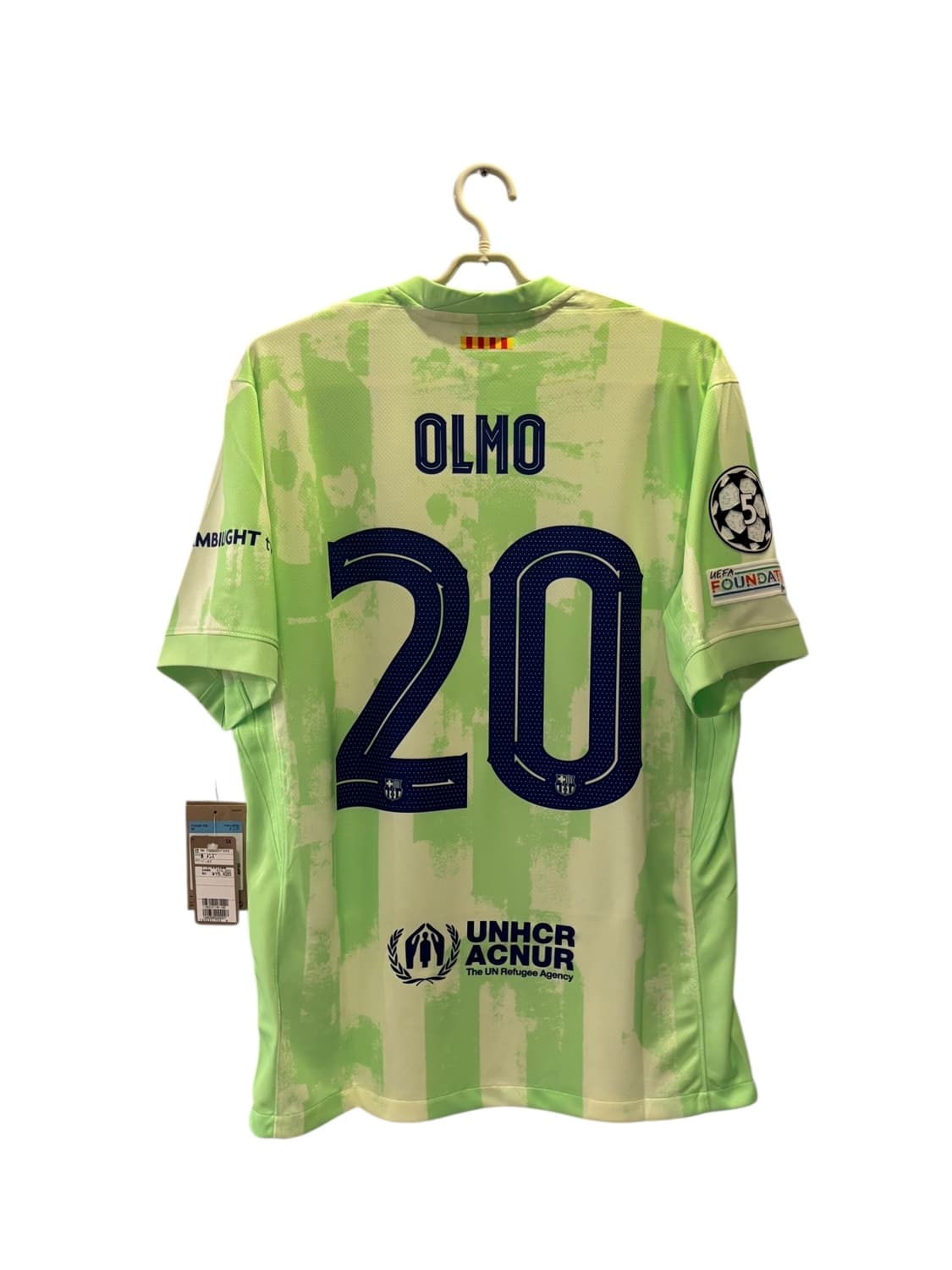 바르셀로나24/25 서드 다니올모 나이키정품 챔스오피셜 풀패치 상품이미지1