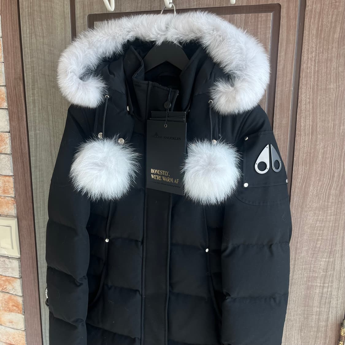 새상품(M)무스너클 서스캐처원 내츄럴 폭스 퍼 파카 패딩 W 상품이미지2