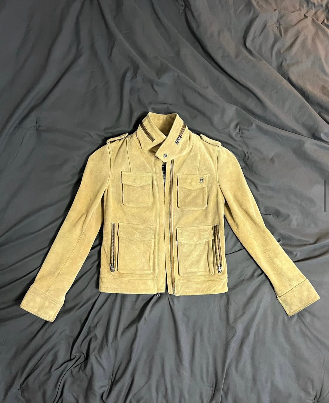 할리데이비슨 스웨이드 자켓 베이지 상품이미지1