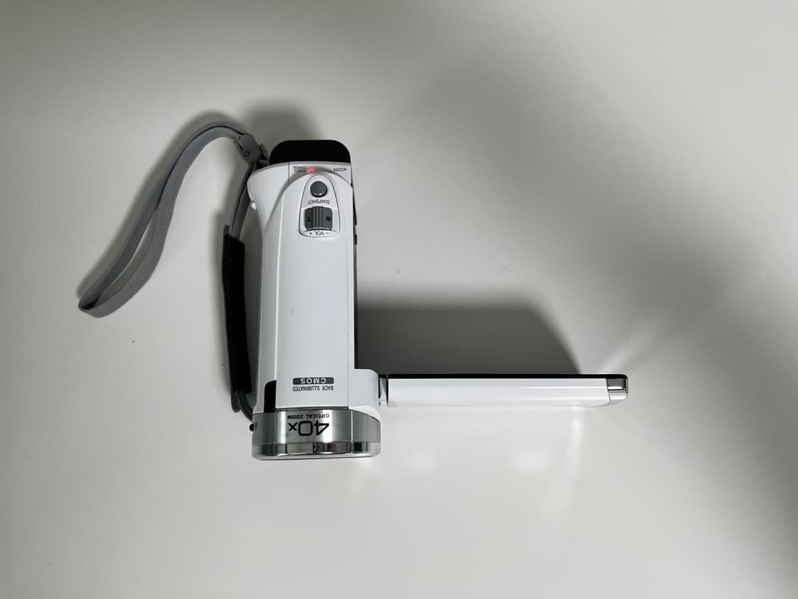 🌿무배/ A급/ Jvc e180 빈티지 캠코더 화이트 상품이미지4