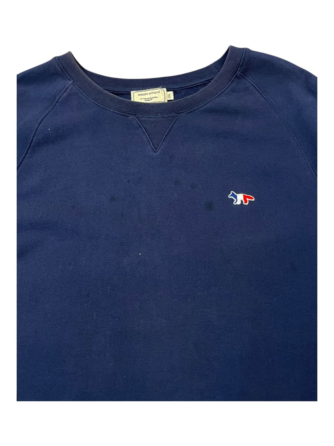 메종키츠네 맨투맨 네이비 2XL #csz1860 상품이미지5