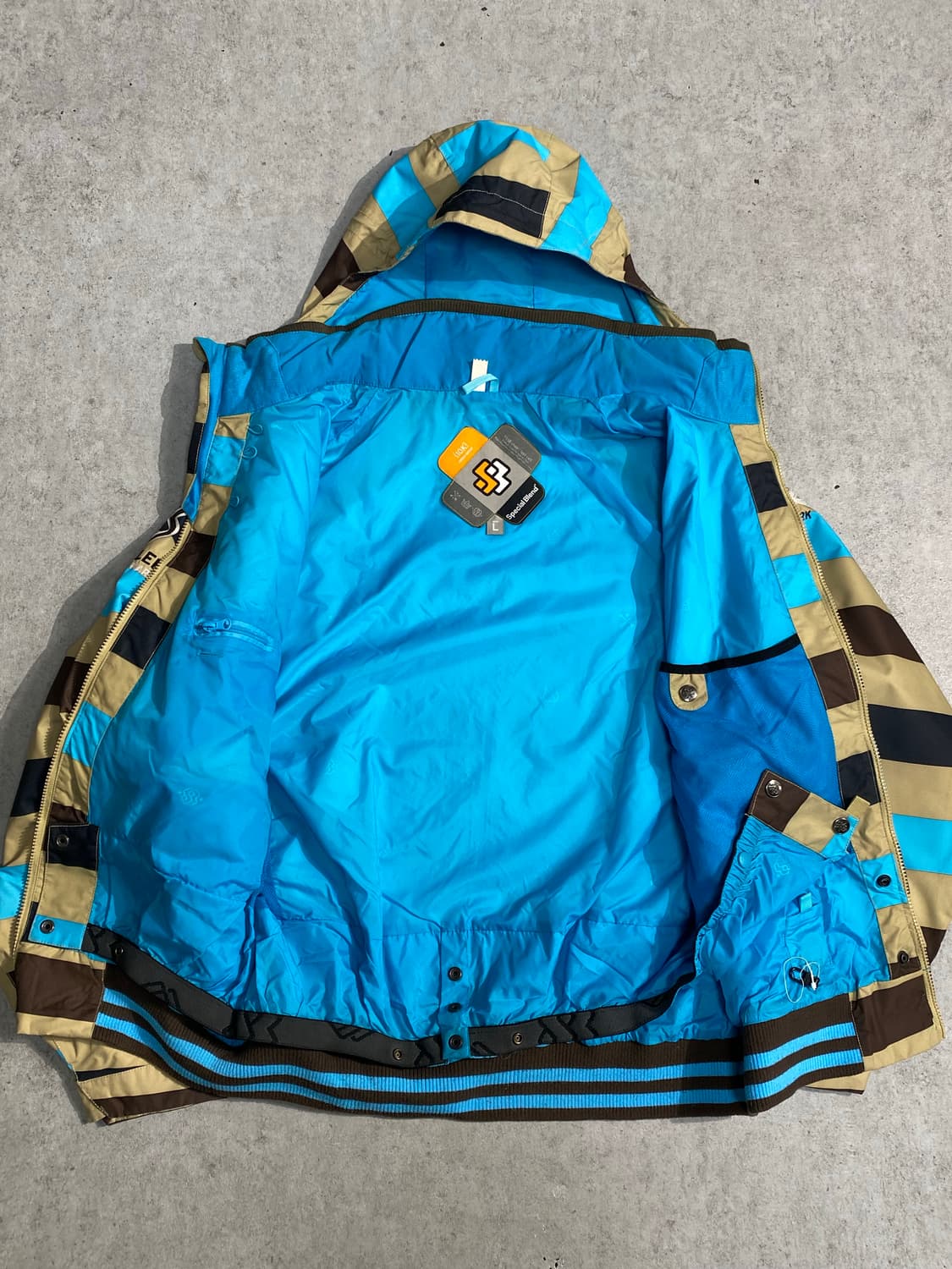 [L] SBTM 스트라이프 스키 투웨이 윈드자켓 상품이미지5