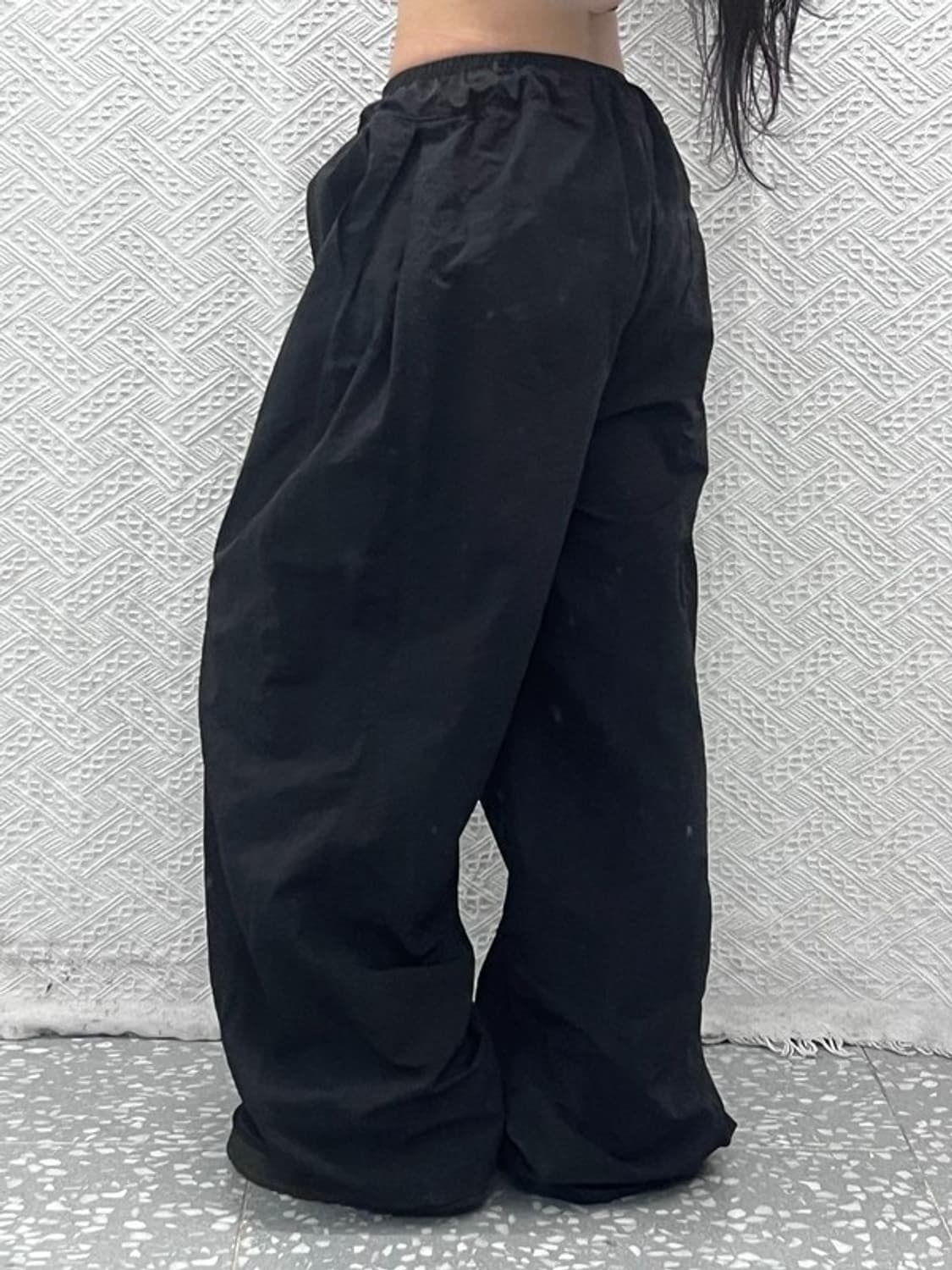 빈티지 캐주얼 스트릿 아방핏 빅 바람막이 트랙팬츠 F C09843 상품이미지2