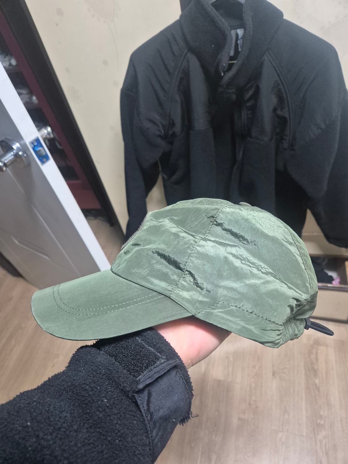 [XL] 21SS 스톤아일랜드 나일론 볼캡 카키 초록 그린 녹색스톤아일랜 상품이미지2