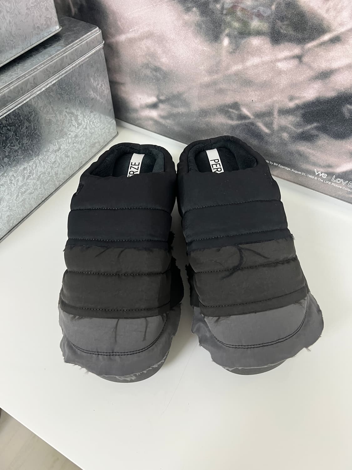 PERVERZE SUBU Step Winter Sandal Black 상품이미지2