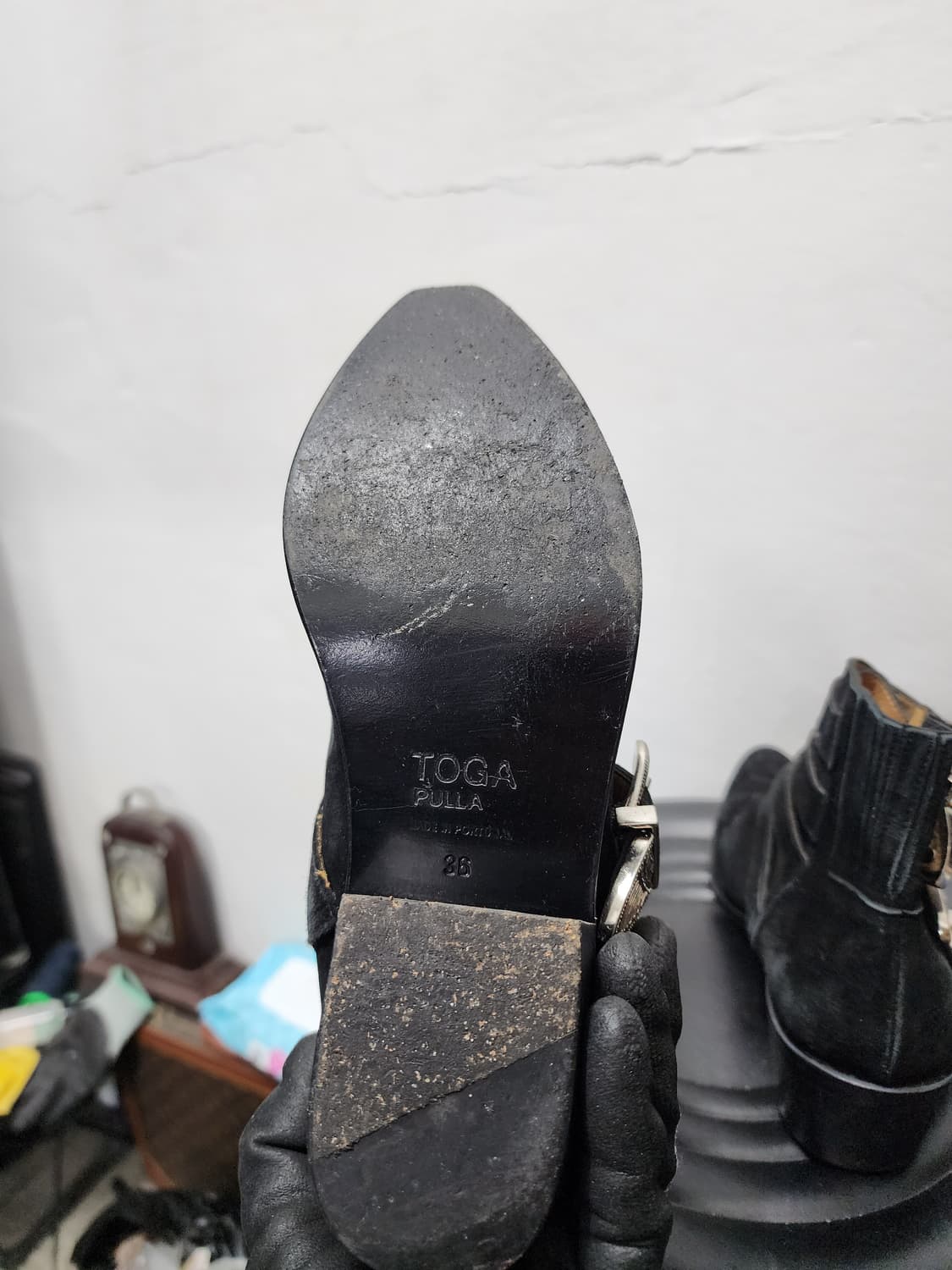 토가 풀라 스웨이드 웨스턴 부츠 상품이미지3