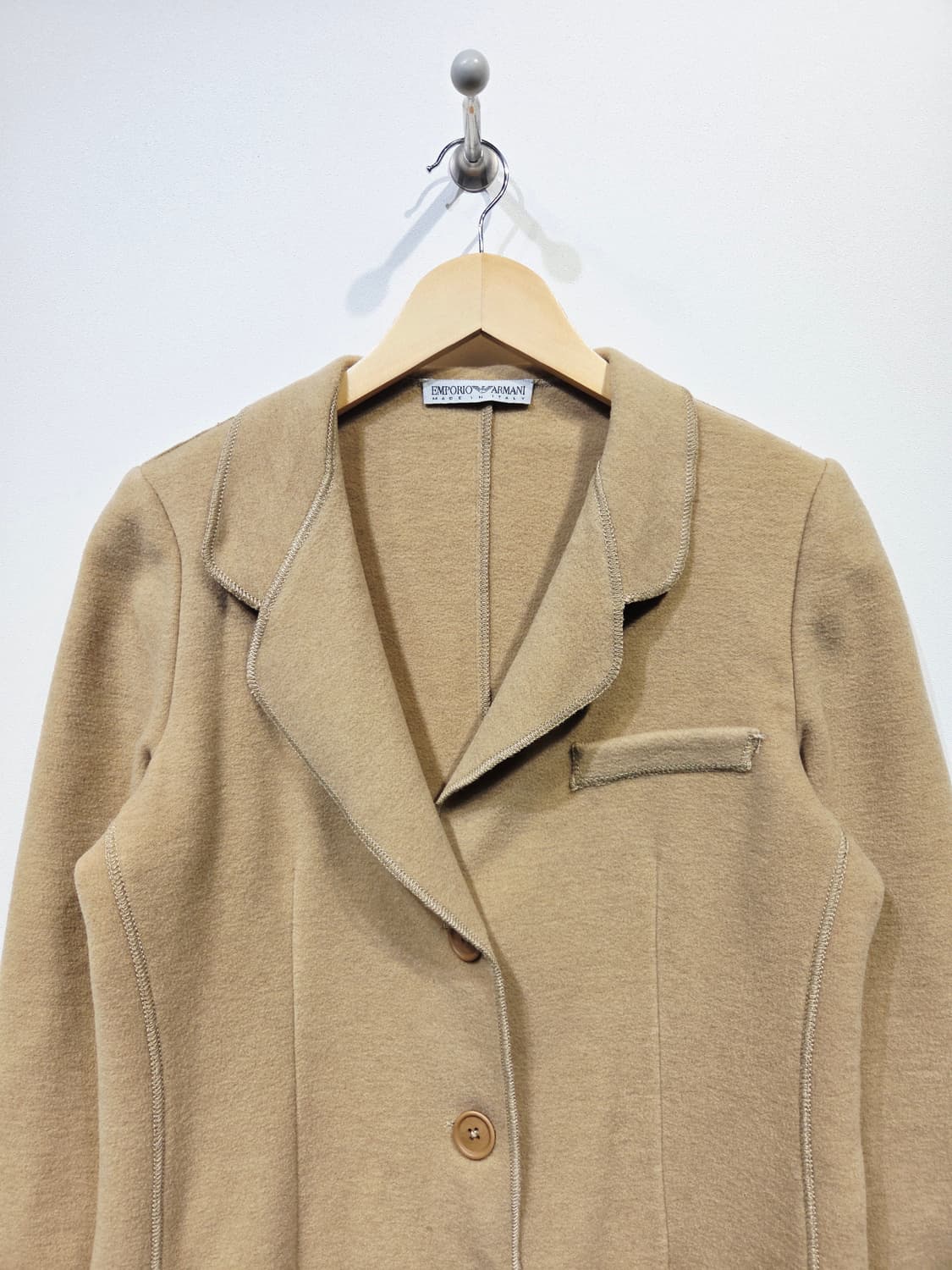 EMPORIO ARMANI 엠포리오 아르마니 울 캐시미어 코트 자켓 상품이미지3