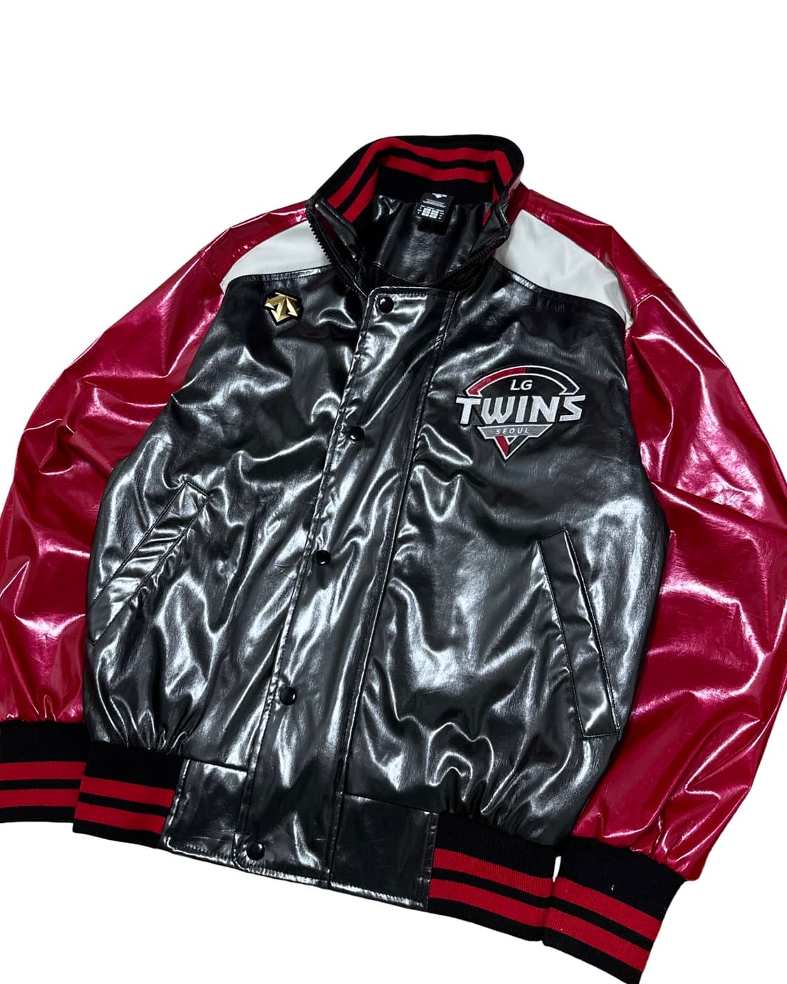 데상트 LG트윈스 야구 유광점퍼 상품이미지4