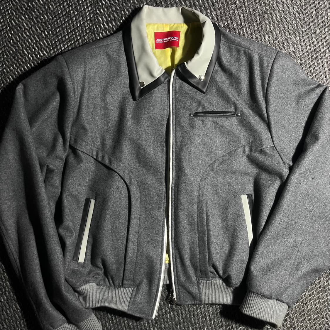 [OS] ANOTHERYOUTH 어나더유스 콤비 울 자켓 상품이미지2