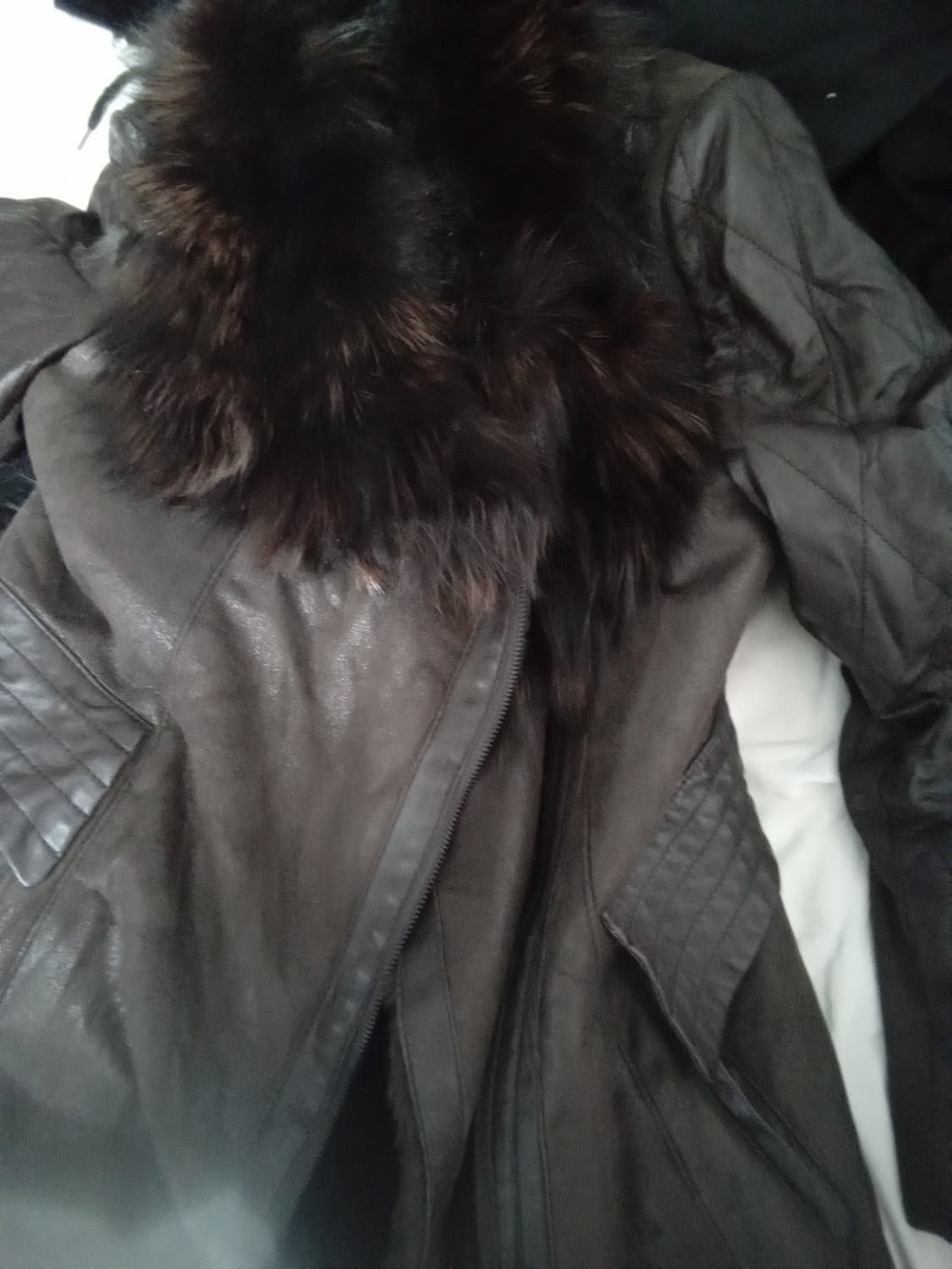 플라밍고 토스카나 무스탕 폭스퍼 베스트,조끼 상품이미지6