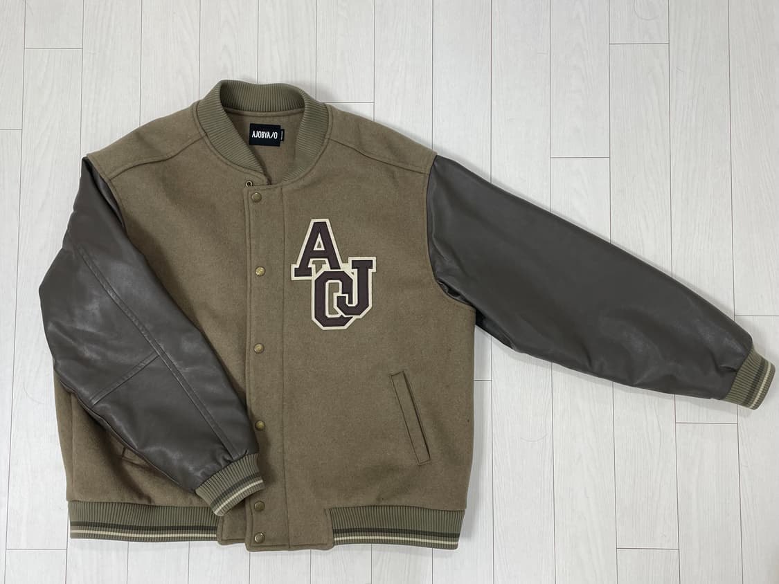 {단종제품} 아조바이아조 오버사이즈 바시티 스타디움 자켓 상품이미지2