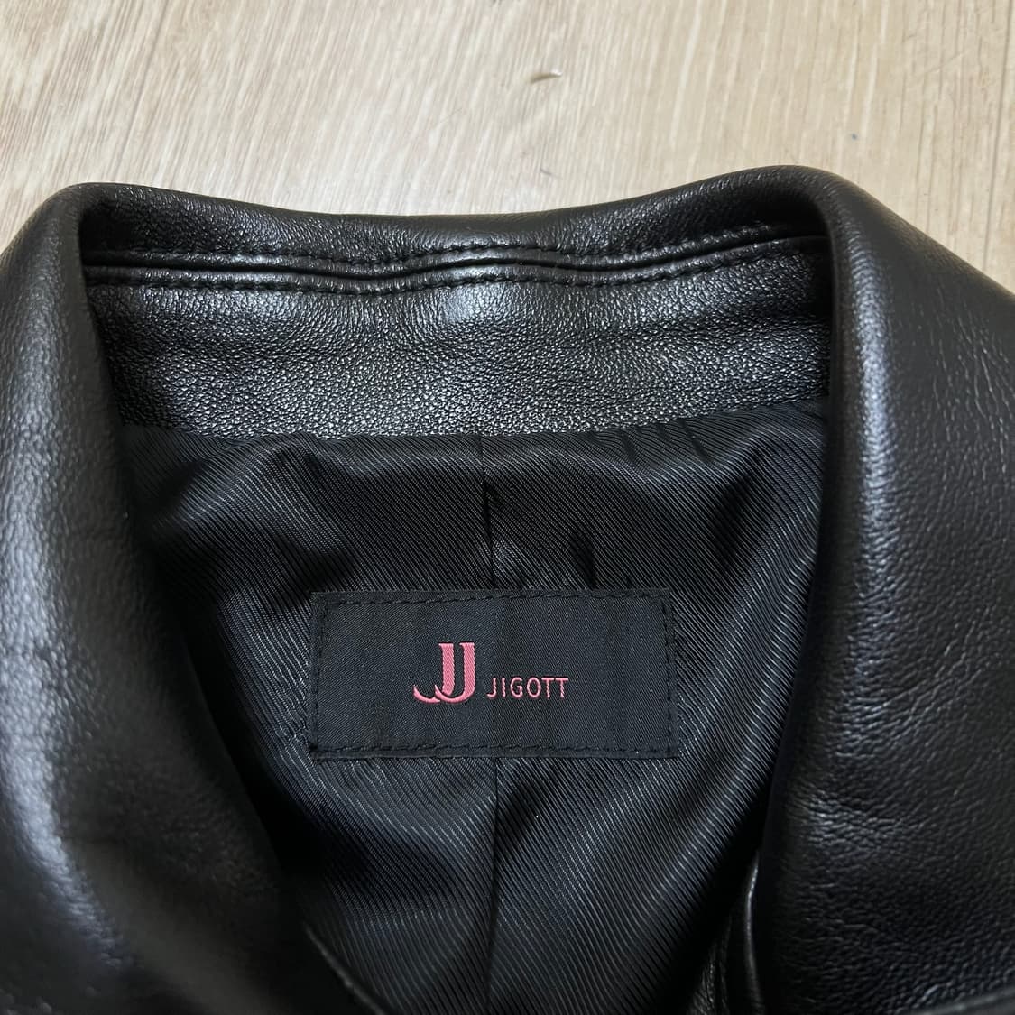 지고트 여성 천연 소가죽 라이더 가죽자켓 44-55  상품이미지4