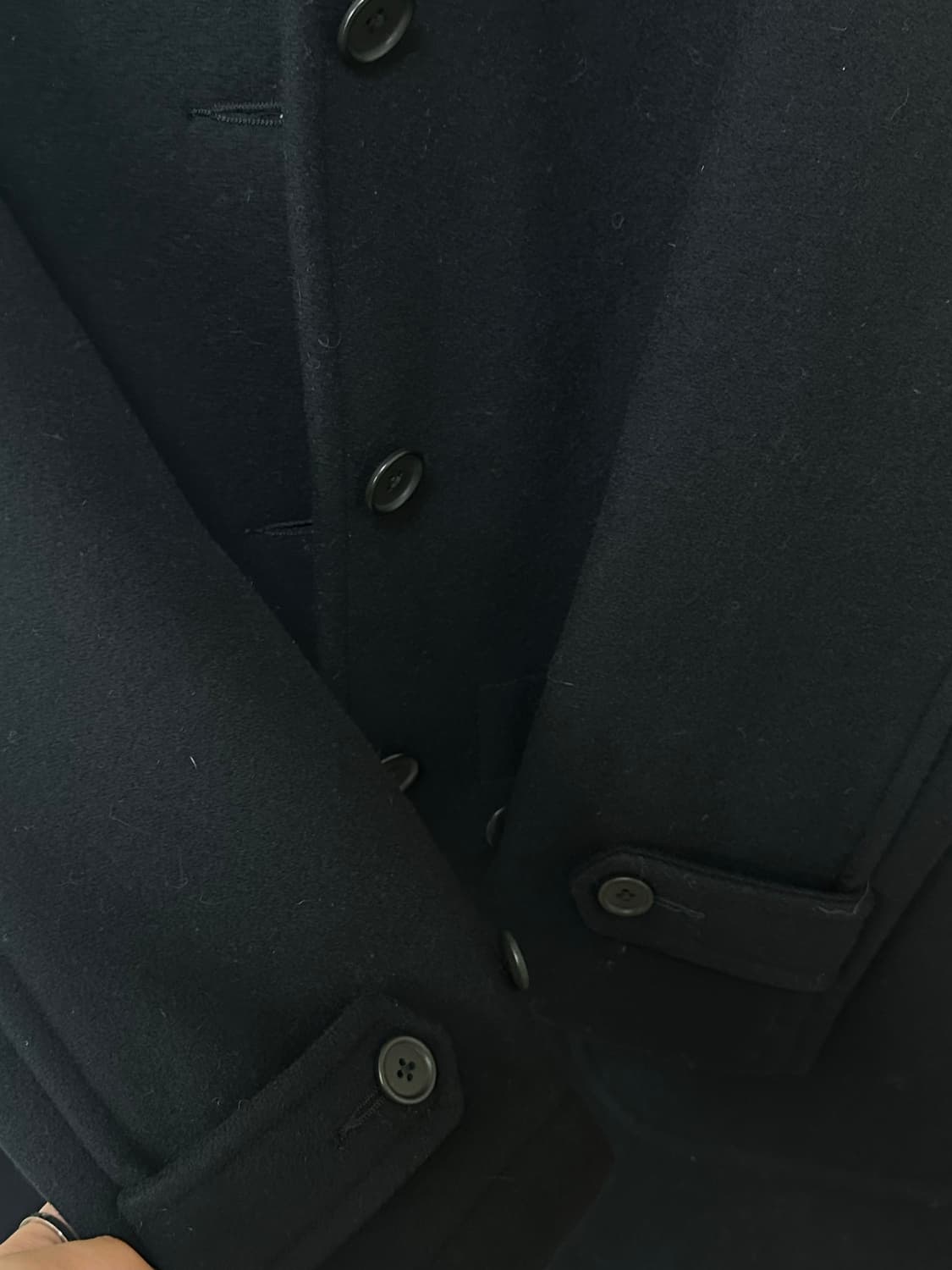 MHL 마가렛호웰 블랙 코트 사이즈 ii 상품이미지3