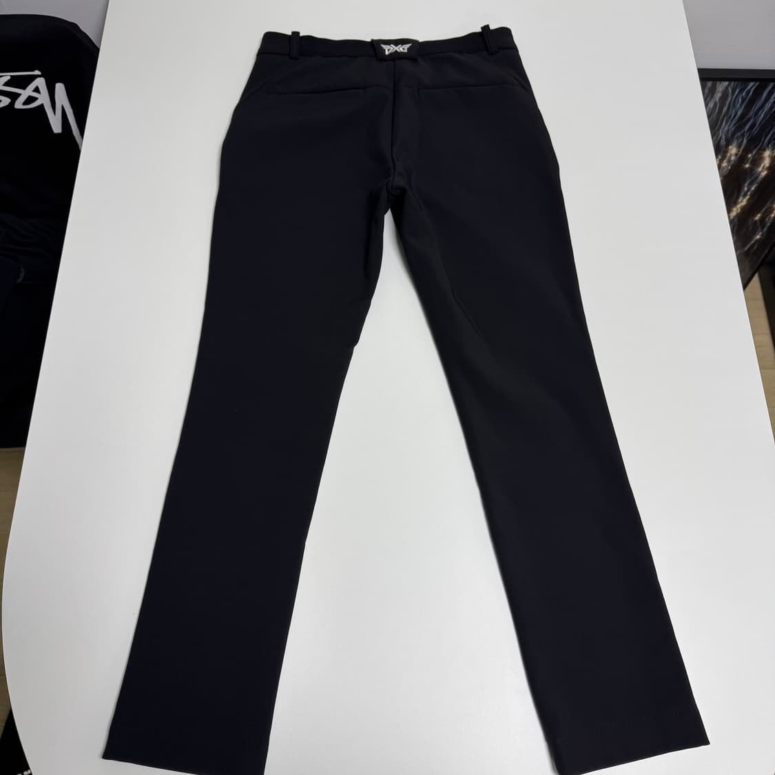 (W) PXG 블랙 여성 기모바지 상품이미지3