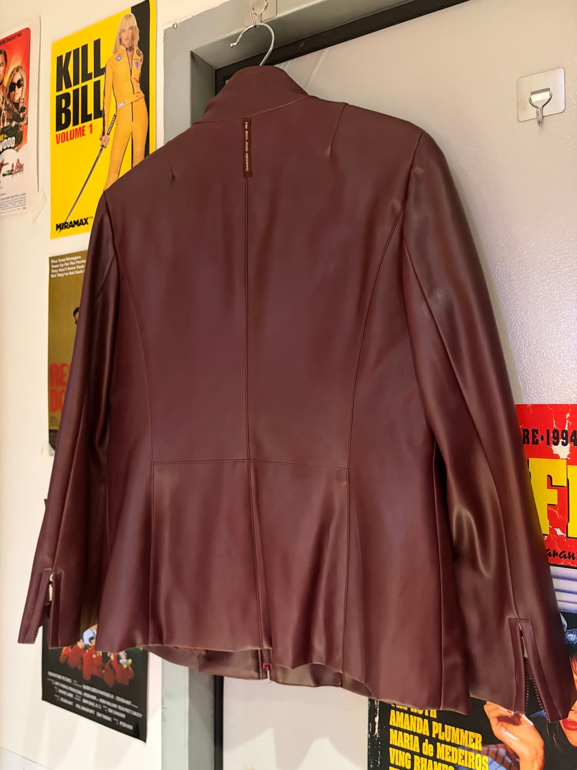 woojong 레더 블레이저자켓 상품이미지4