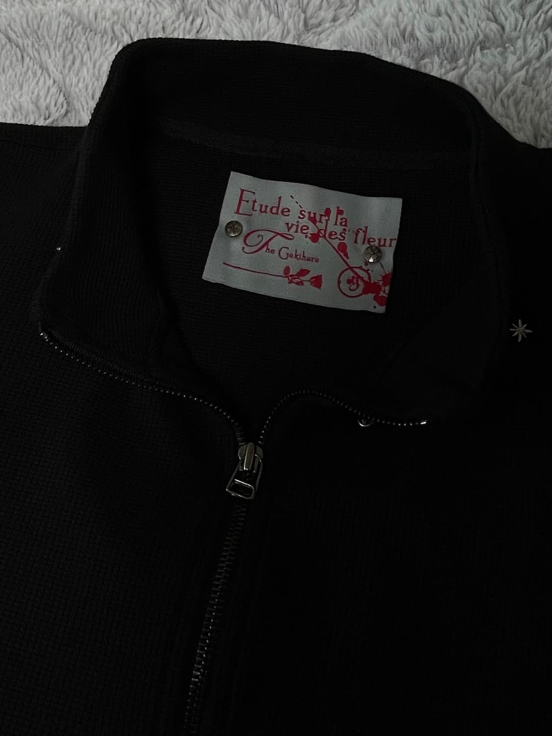 Defka western rivet layered sleeve zipup 상품이미지5