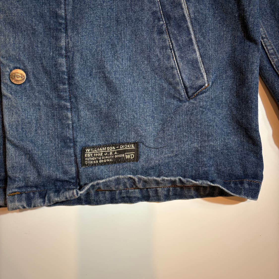디키즈 데님 워크 자켓 블루 상품이미지6