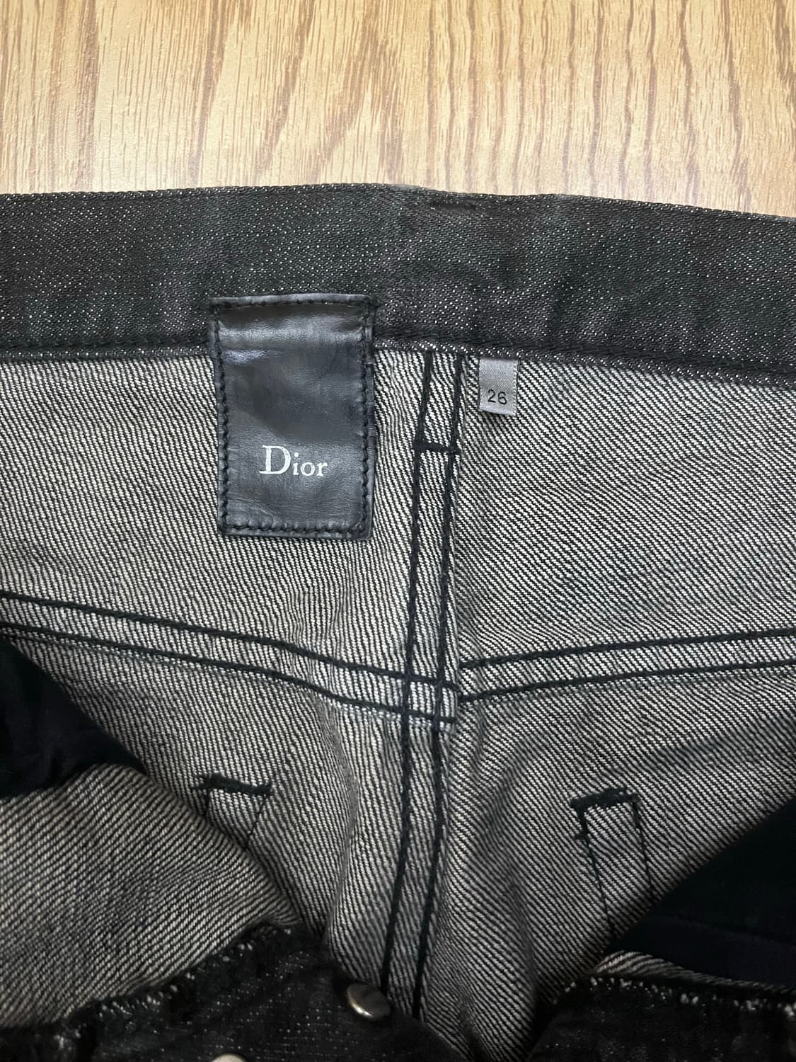 06AW Dior Homme Black Washed Denim 상품이미지5