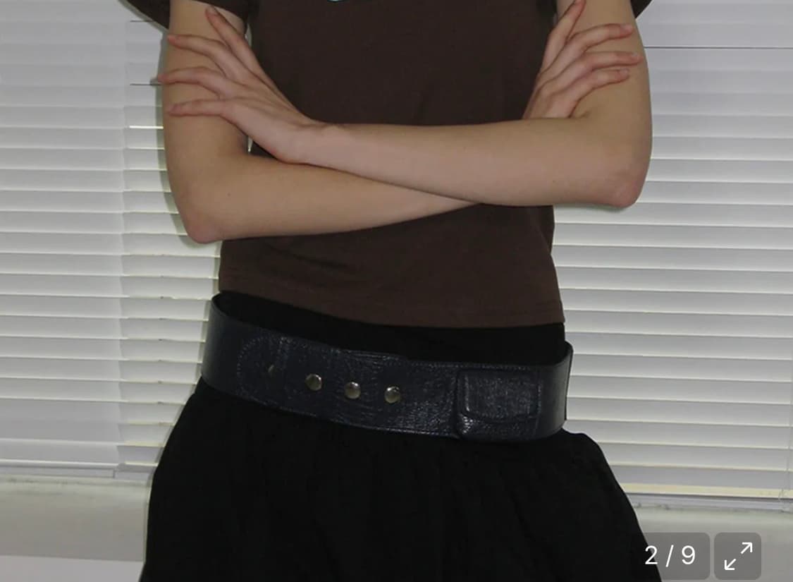 파르티멘토우먼 레이어드 벨트백 네이비 상품이미지3