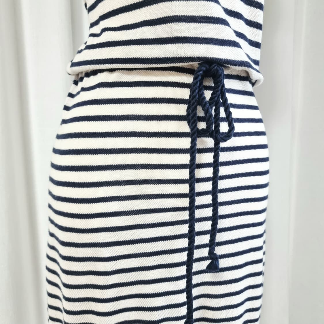 조셉 JOSEPH 코튼린넨 니트 원피스 휴양지룩 (44~날씬55/표기M) 상품이미지5