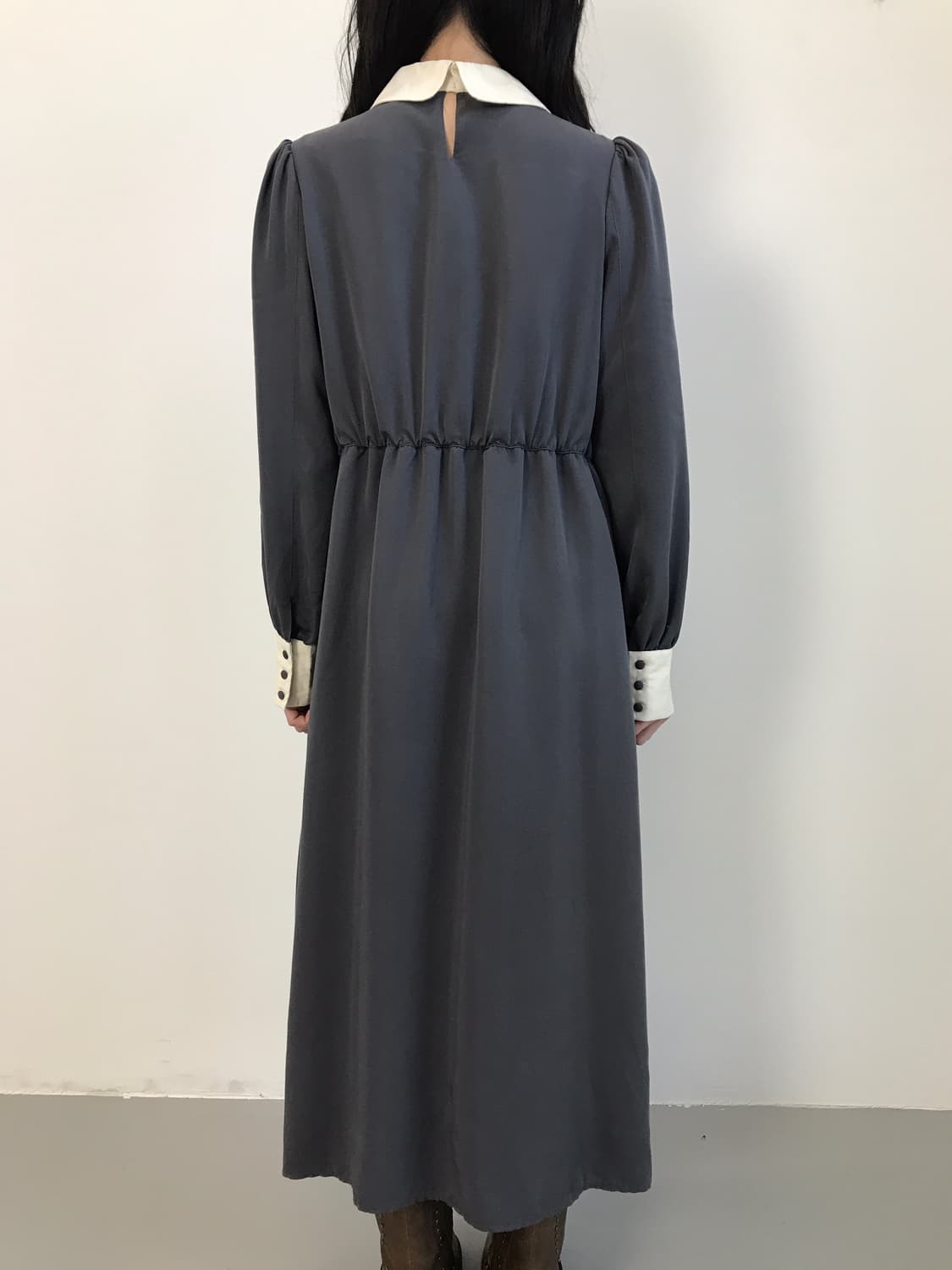 axes femme Gothic Ruffle Collar Dress 상품이미지4