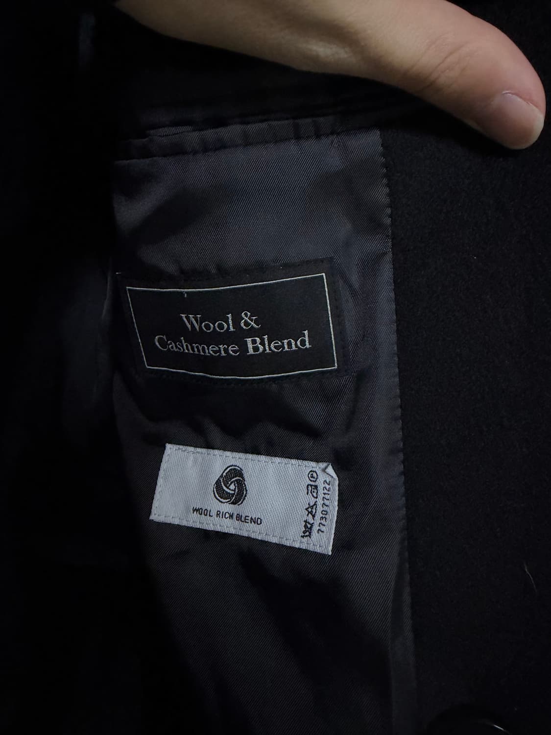 인사일런스 캐시미어 더블 롱 코트 상품이미지6