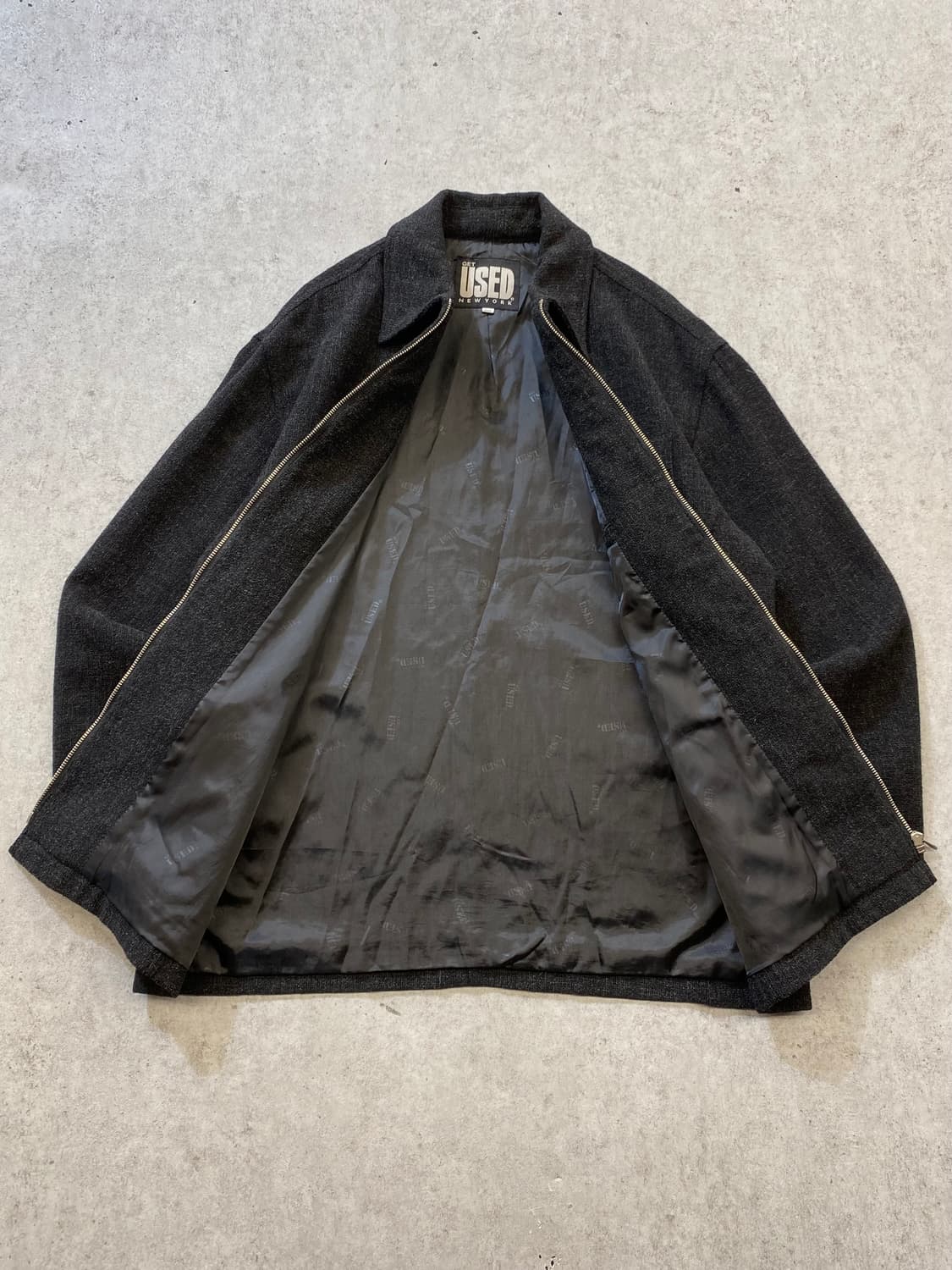 [100] 90s Get Used 겟 유즈드 미니멀 집업 자켓 상품이미지5