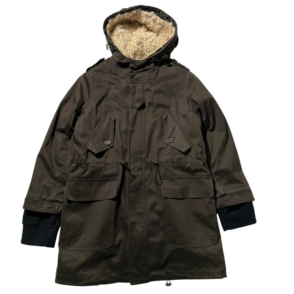 돌체 앤 가바나 D&G 양털 라이닝 후드 야상 자켓 상품이미지2