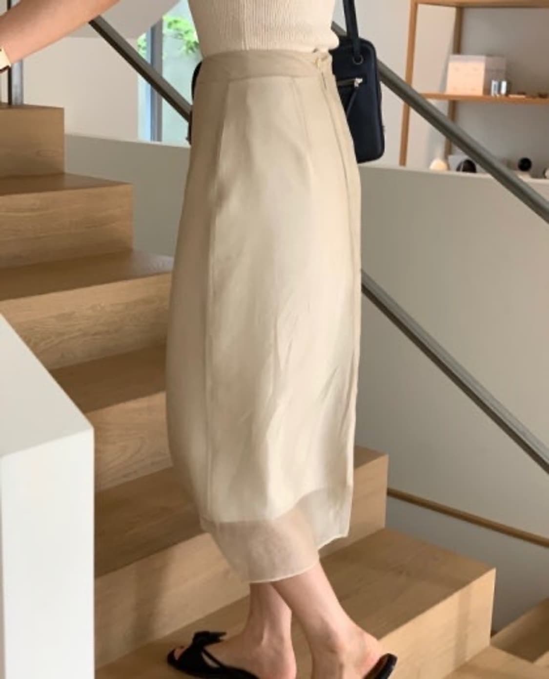 모네마켓 리본빛 ribbonbit 르 모네 스커트 (르모네 스커트) S 상품이미지7