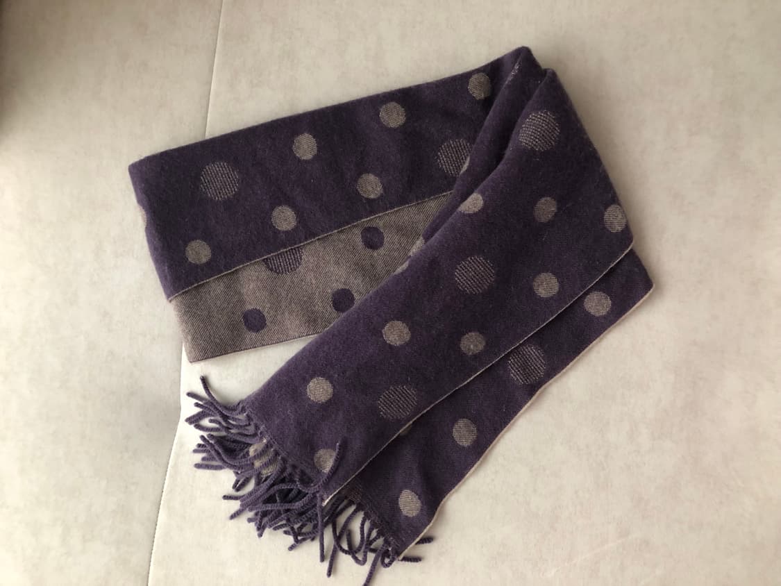 빈티지 도트 머플러 상품이미지1