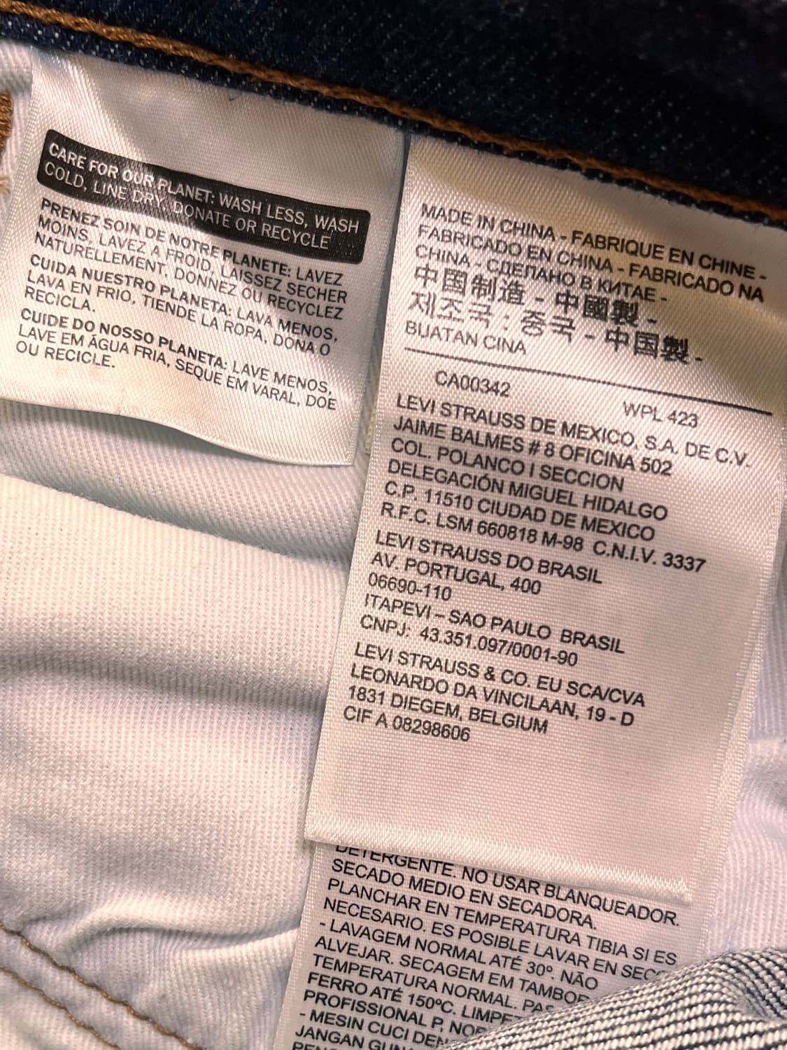 리바이스 LEJ 502 데님팬츠 W38 L32 상품이미지5