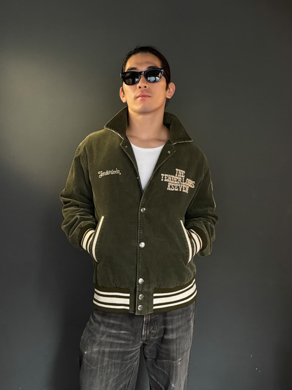 텐더로인 코듀로이 바시티 자켓 상품이미지1