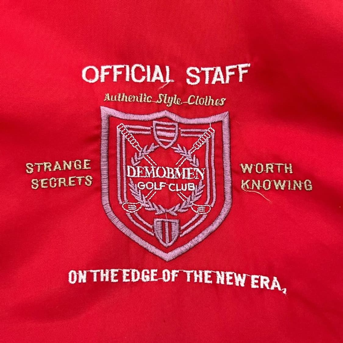 골프클럽 새틴 바시티 자켓 r2701 상품이미지5