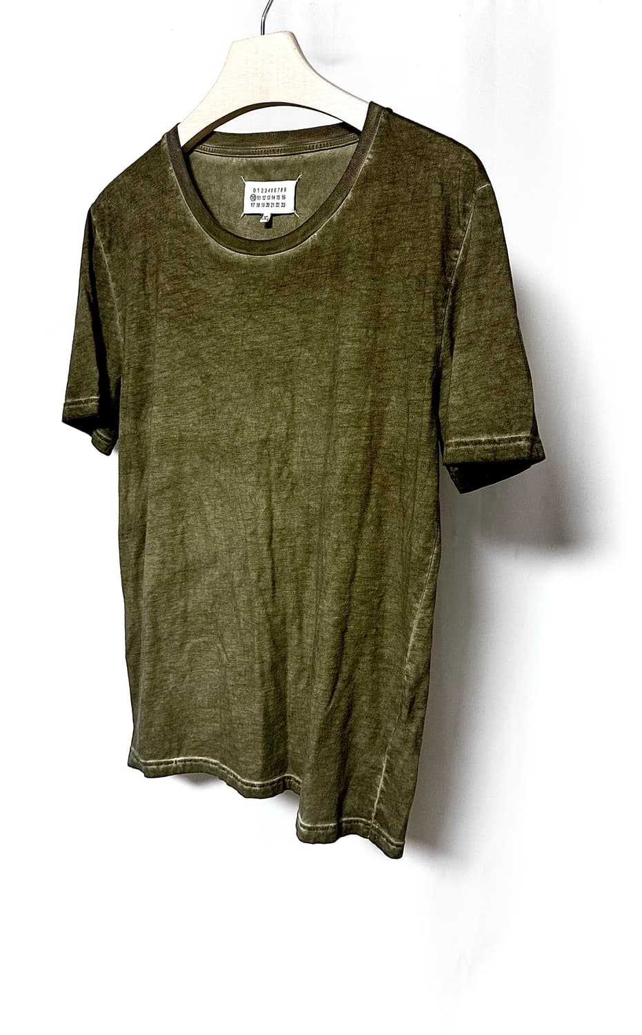 Maison Margiela 카키 워시드 슬리브  상품이미지1
