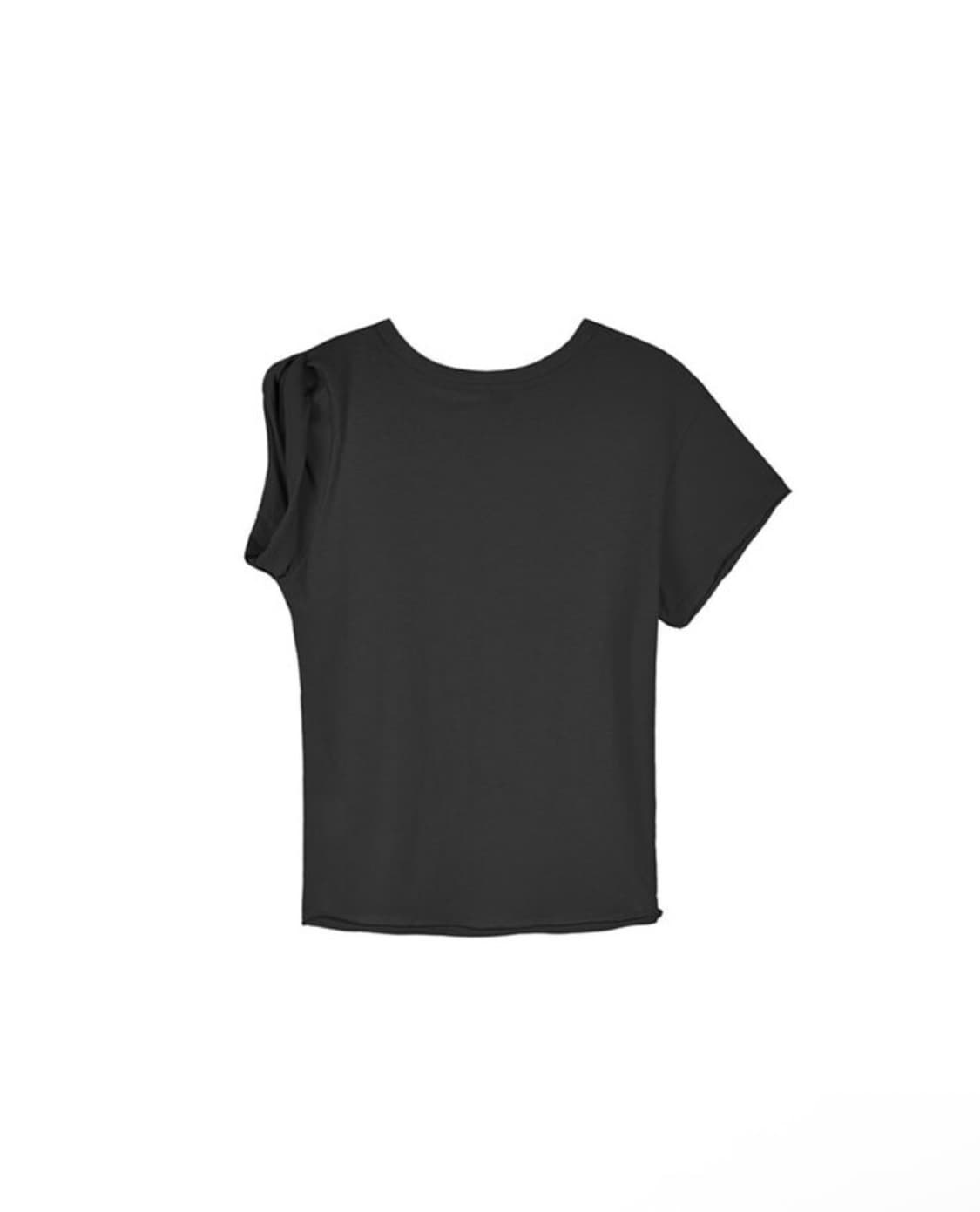 리포스 Unbal Roll-up T-Shirts (Charcoal) 상품이미지8