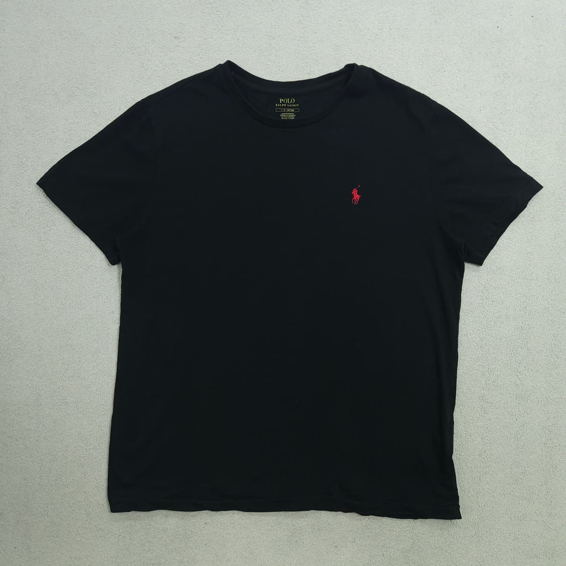 폴로 랄프 로렌 반팔티 L 블랙 상품이미지1
