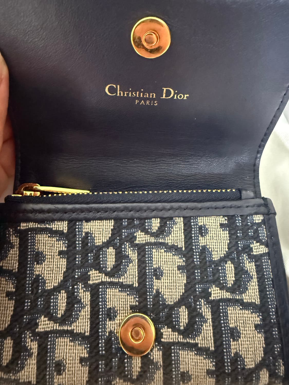 디올 오블리크 글리신 반지갑 정품  상품이미지2