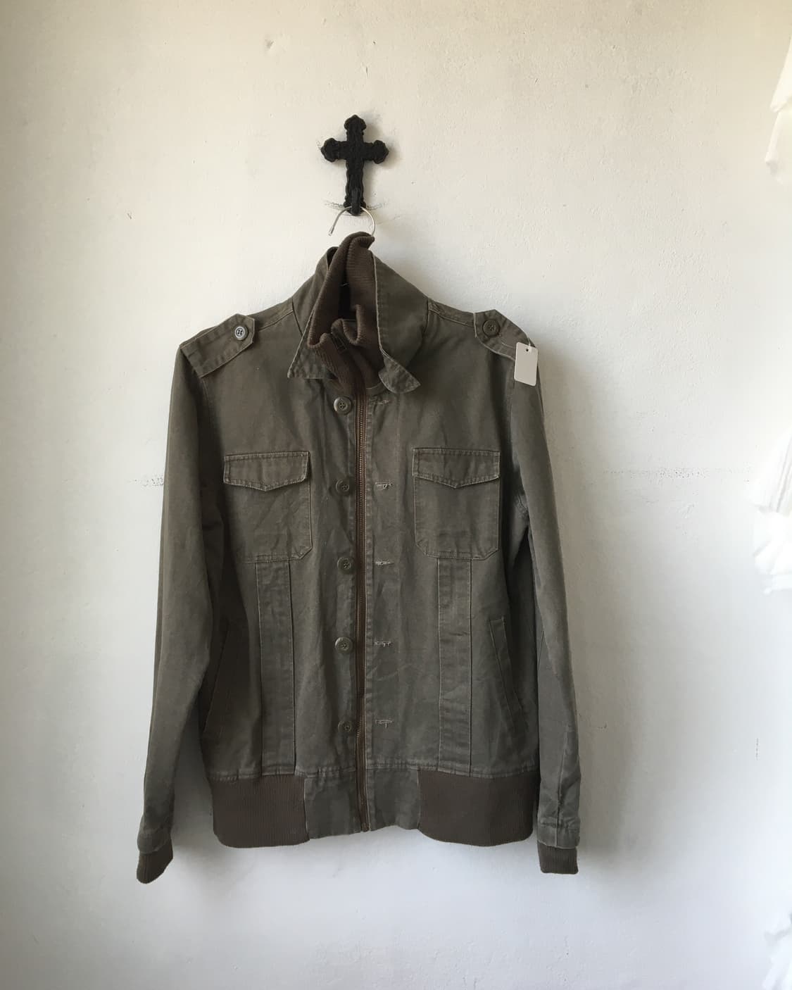 High neck bomber jacket 상품이미지2