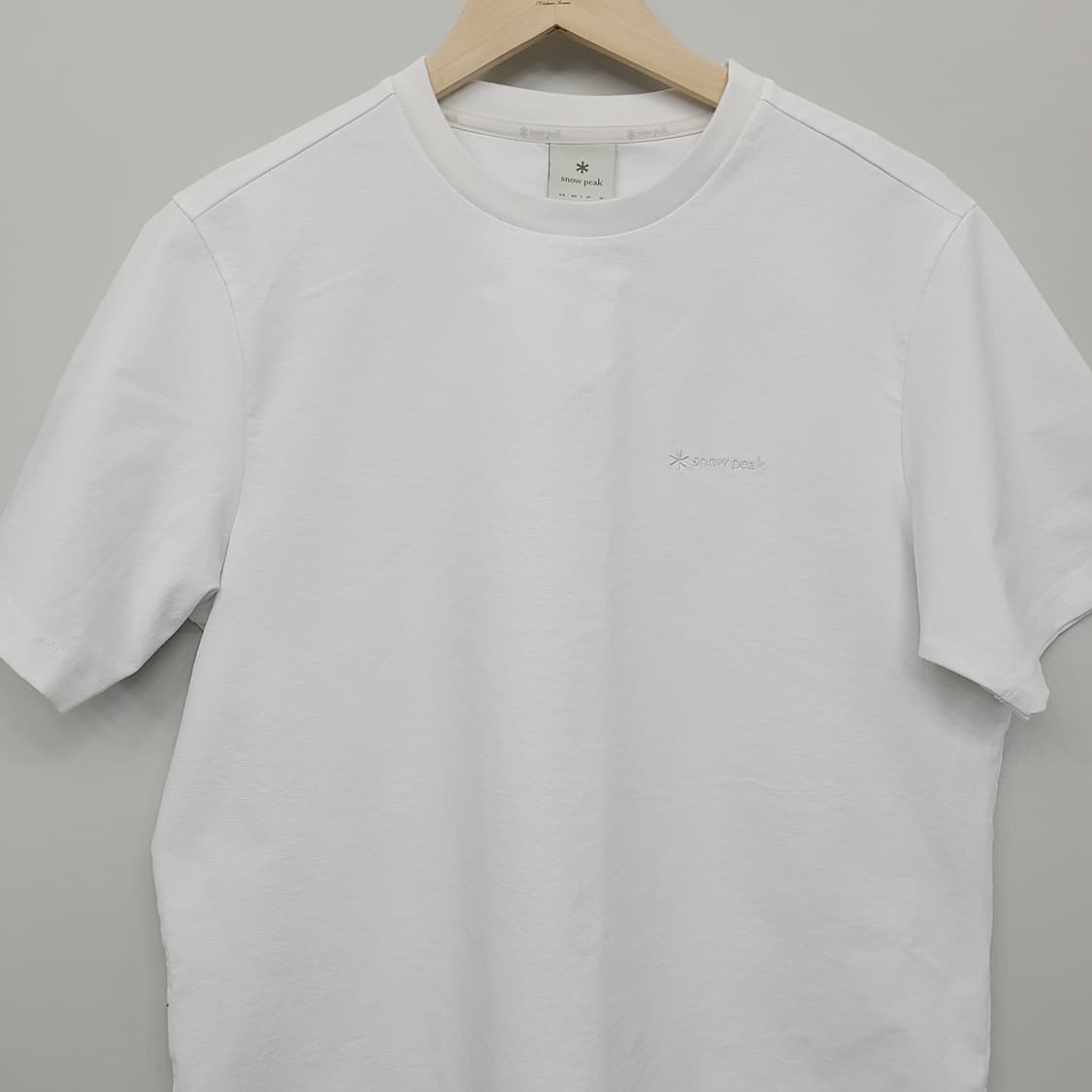 ​스노우피크 여성 클래식 우븐 티셔츠 화이트 90(M) 상품이미지3
