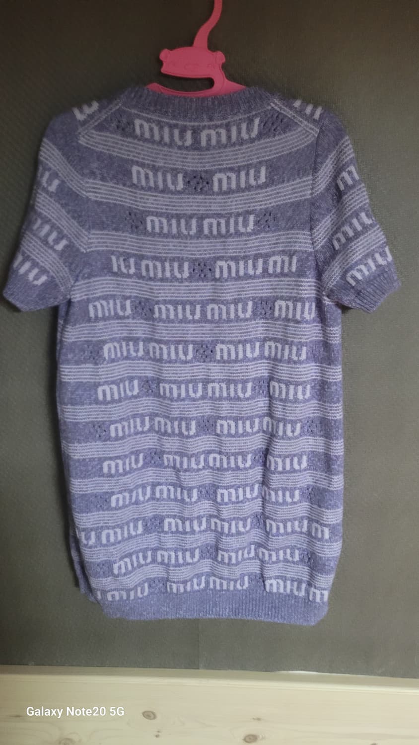 미우미우 울 자수 드레스 상품이미지5