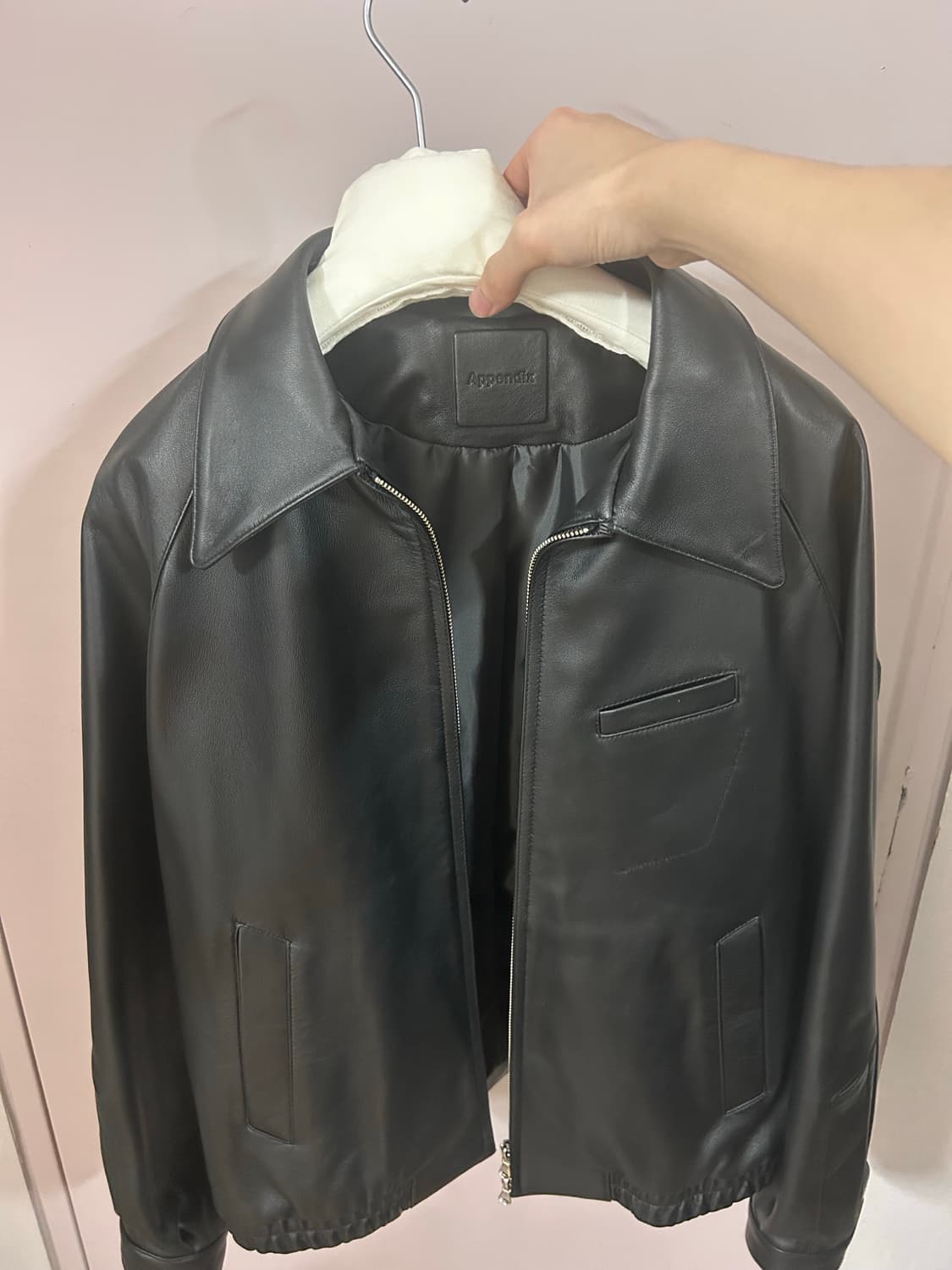 Appendix leather blouson balck 상품이미지2