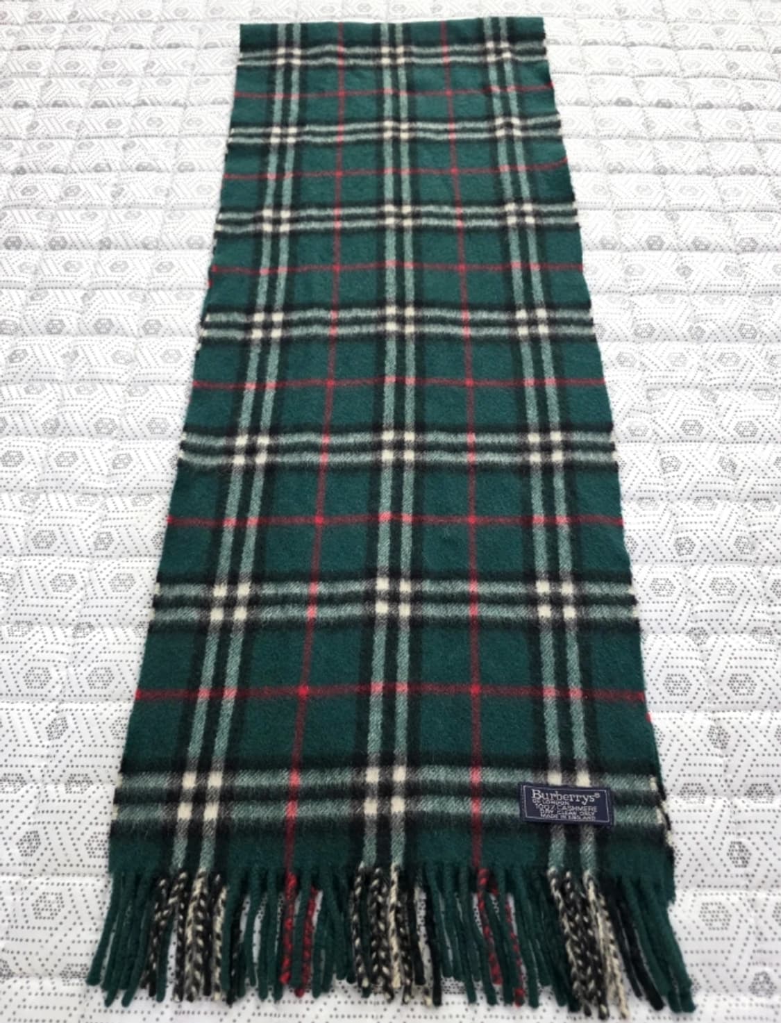 버버리 캐시미어 체크 머플러 상품이미지4