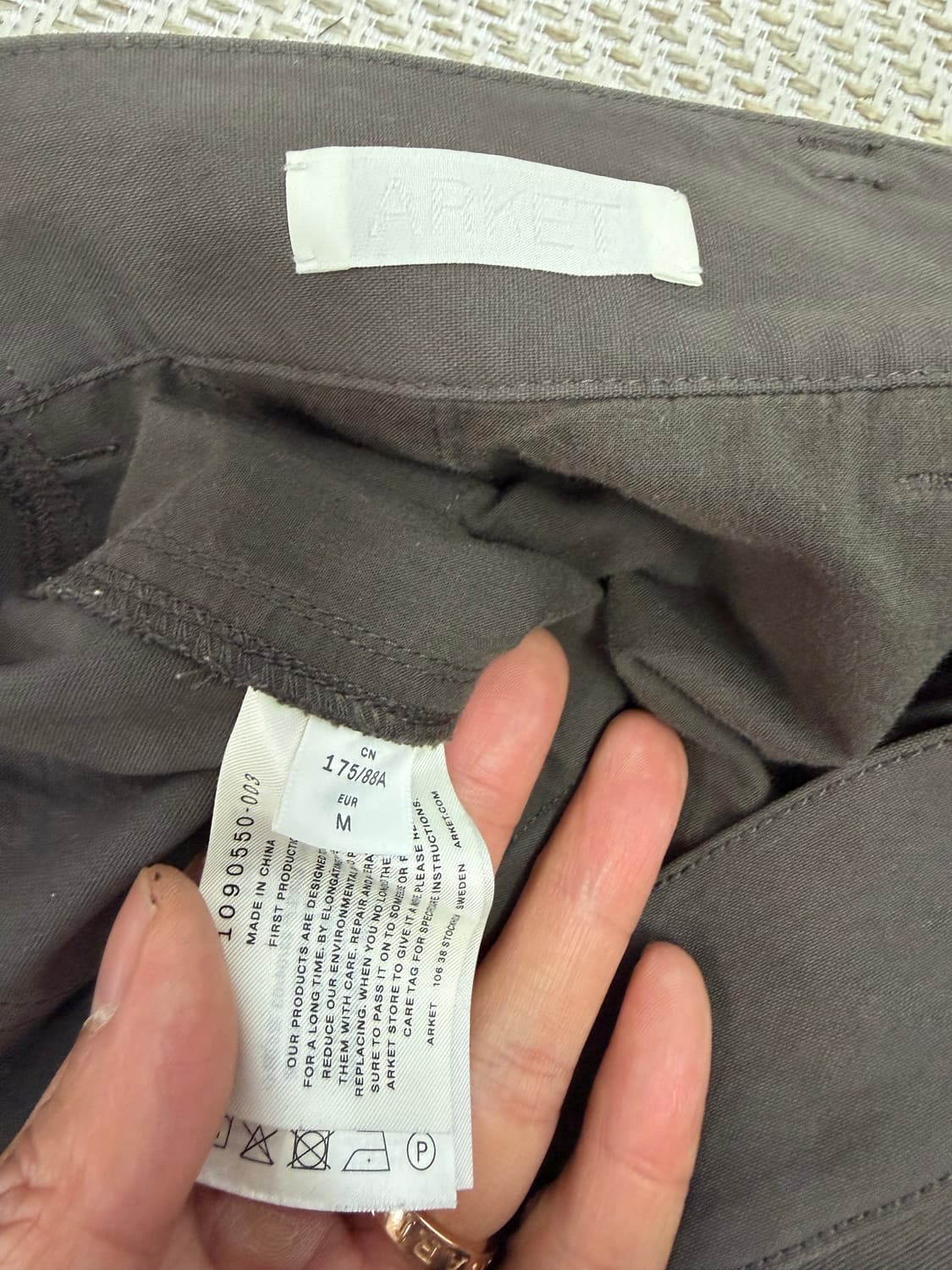 정품) 아르켓 남성 밴딩 팬츠 M 상품이미지6